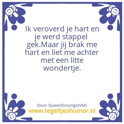 Tegeltje: Het is niet goed te praten boy