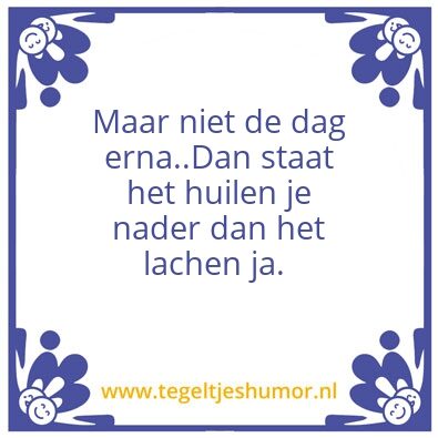 Tegeltje: Tegel