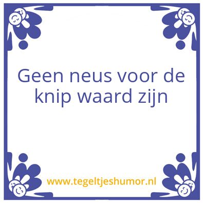 Tegeltje: Tegeltje