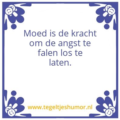 Tegeltje: Angst