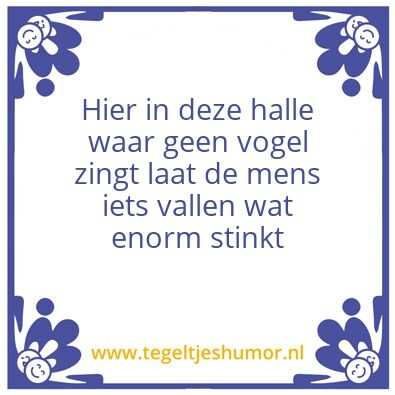 Tegeltje: Toilet