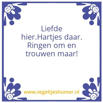 Tegeltje: Liefde