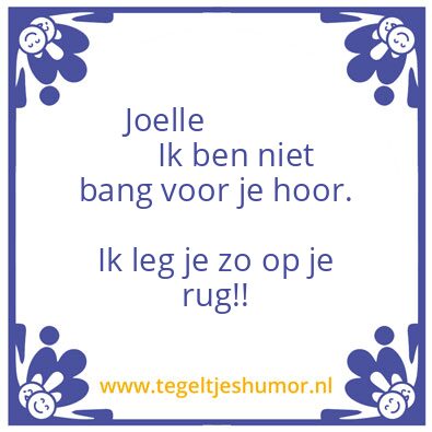 Tegeltje: y