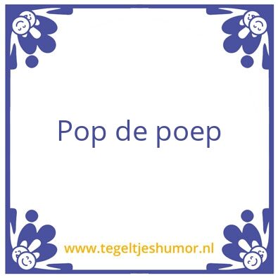 Tegeltje: Hoi