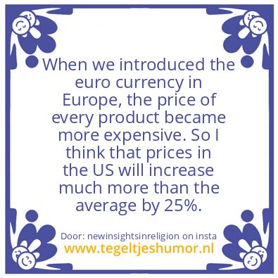 Tegeltje: Forcing US Everyone.