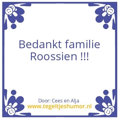 Tegeltje: …
