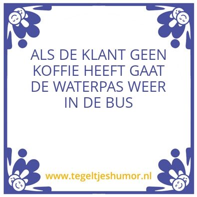 Tegeltje: Picobello bv
