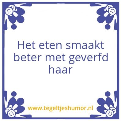 Tegeltje: Kapper
