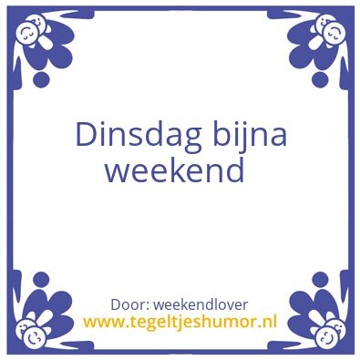 Tegeltje: bijna