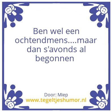 Tegeltje: Vogels
