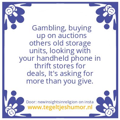 Tegeltje: GREED Is ALSO