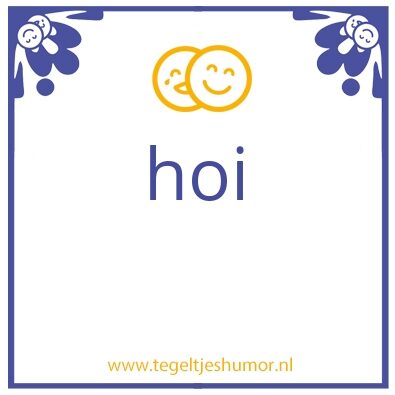 Tegeltje: henk