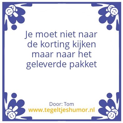 Tegeltje: Verkoper