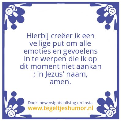 Tegeltje: A secure pit.