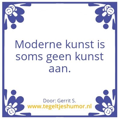 Tegeltje: Ik ben Gerrit.