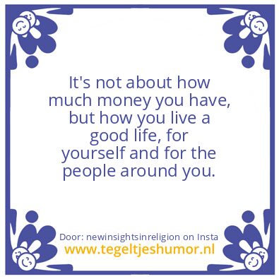 Tegeltje: many versions of yourself.