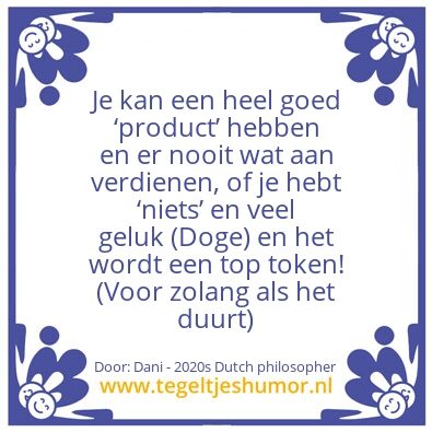 Tegeltje: Over crypto’s