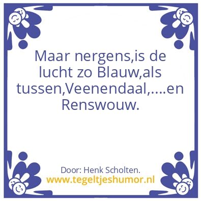 Tegeltje: gedicht