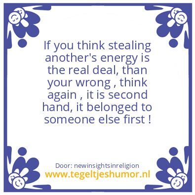 Tegeltje: Stealing Energy
