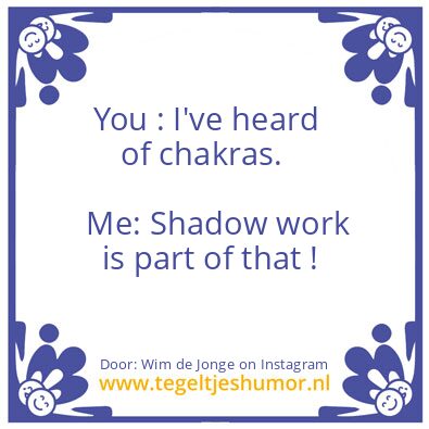 Tegeltje: Shadow work