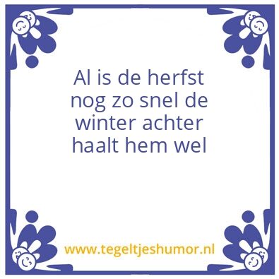 Tegeltje: regen