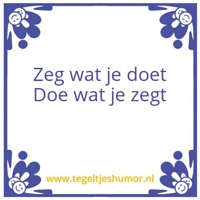 Tegeltje: tessa