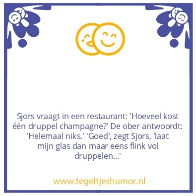 Tegeltje: Ã‰Ã©n druppel