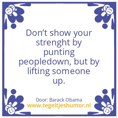 Tegeltje: Barack Obama