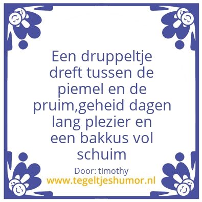 Tegeltje: dreft