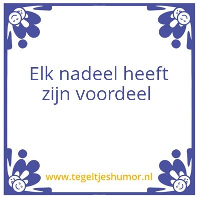 Tegeltje: joop