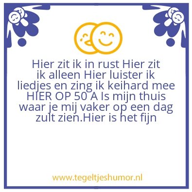 Tegeltje: Mijn thuis