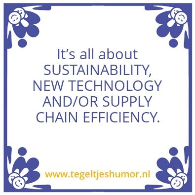Tegeltje: Itâ€™s all about SUSTAINABILIT