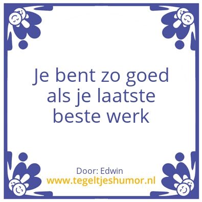 Tegeltje: Edwin