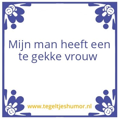 Tegeltje: ode aan de vrouw