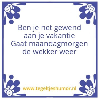 Tegeltje: Hobby