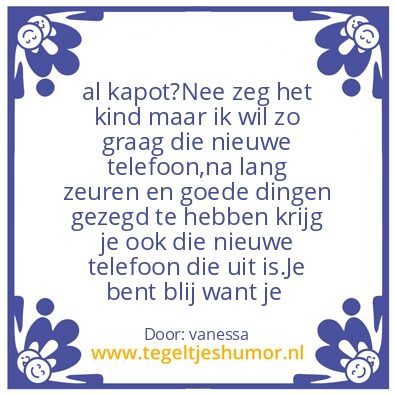 Tegeltje: tevreden met wat we hebben #9