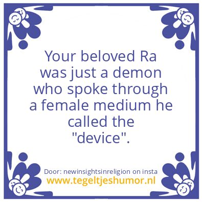 Tegeltje: Your beloved Ra..
