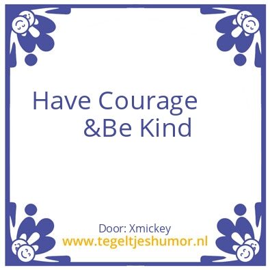 Tegeltje: Kindness