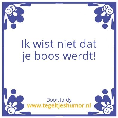 Tegeltje: Tegel