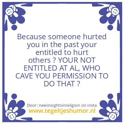 Tegeltje: Now You Know