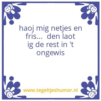 Tegeltje: sjiethoes