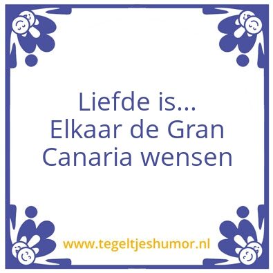Tegeltje: Liefde is