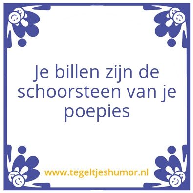 Tegeltje: Fen