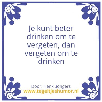 Tegeltje: Proost