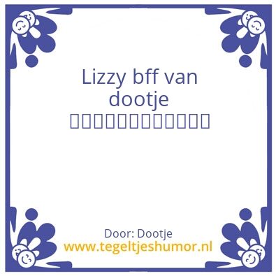 Tegeltje: Bff