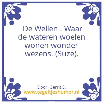 Tegeltje: Ik ben Gerrit.