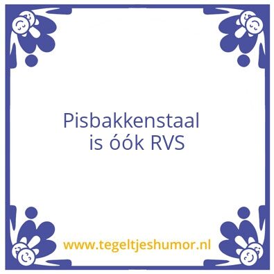 Tegeltje: vin