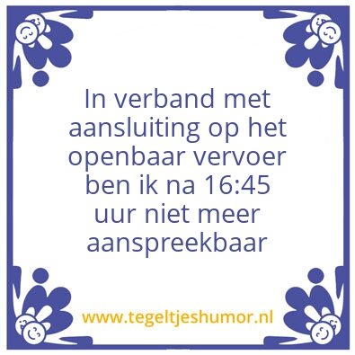 Tegeltje: OV