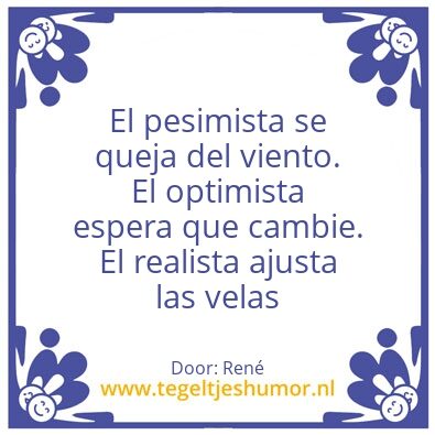 Tegeltje: El realista
