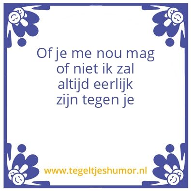 Tegeltje: De Wes